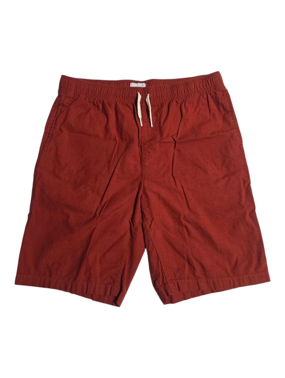 Old Navy Girls Plus Size 18 XXL Rust Red 100% Cotton Pull On Drawstring Shorts